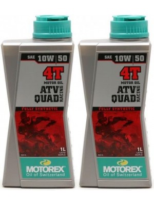 MOTOREX 4T ATV QUAD Racing SAE 10W-50 Motorrad Motoröl 2x 1l = 2 Liter