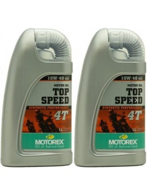 MOTOREX 4T Top Speed SAE 10W-40 Motorrad Motoröl 2x 1l = 2 Liter