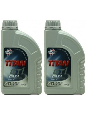 FUCHS TITAN GT1 Pro C-3 5W-30 Motoröl 2x 1l = 2 Liter