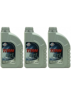 FUCHS TITAN GT1 Pro C-3 5W-30 Motoröl 3x 1l = 3 Liter