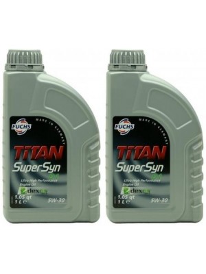 FUCHS TITAN Supersyn D1 5W-30 Motoröl 2x 1l = 2 Liter