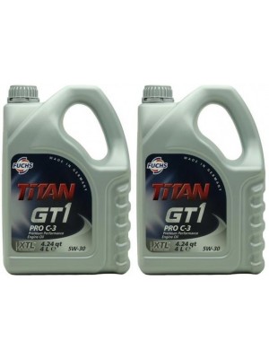 FUCHS TITAN GT1 Pro C-3 5W-30 Motoröl 2x 4l = 8 Liter