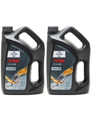 FUCHS TITAN SYN MC SAE 10W-40 Diesel & Benziner Motoröl 2x 5 = 10 Liter