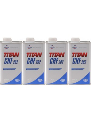 FUCHS TITAN (ex.Pentosin) CHF 202 Hydrauliköl 4x 1l = 4 Liter