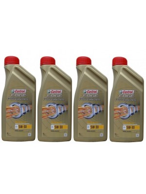 Castrol Edge Professional Titanium C1 5W-30 Motoröl 4x 1l = 4 Liter