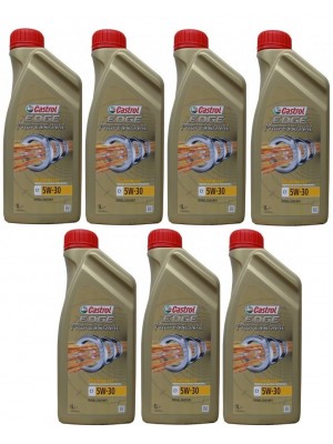 Castrol Edge Professional Titanium C1 5W-30 Motoröl 7x 1l = 7 Liter