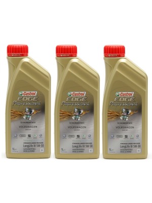 Castrol Edge Professional Longlife III Fluid Titanium (ex. FST) 5W-30 Motoröl 3x 1l = 3 Liter