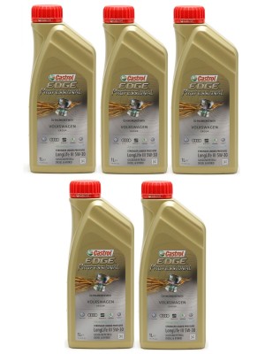 Castrol Edge Professional Longlife III Fluid Titanium (ex. FST) 5W-30 Motoröl 5x 1l = 5 Liter