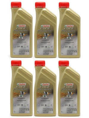 Castrol Edge Professional Longlife III Fluid Titanium (ex. FST) 5W-30 Motoröl 6x 1l = 6 Liter