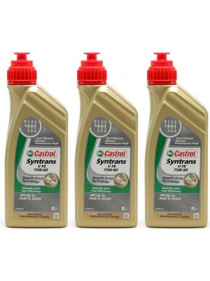 Castrol Transmax Manual V 75W-80 Schaltgetriebeöl 3x 1l = 3 Liter