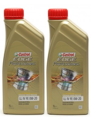 Castrol Edge Professional Fluid Titanium LL IV FE 0W-20 Motoröl 2x 1l = 2 Liter