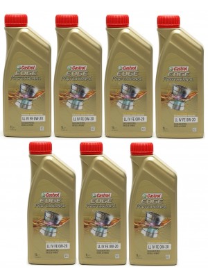 Castrol Edge Professional Fluid Titanium LL IV FE 0W-20 Motoröl 7x 1l = 7 Liter