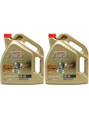 Castrol Edge Turbo Diesel 5W-40 Fluid Titanium (ex. FST) Motoröl 2x 5 = 10 Liter