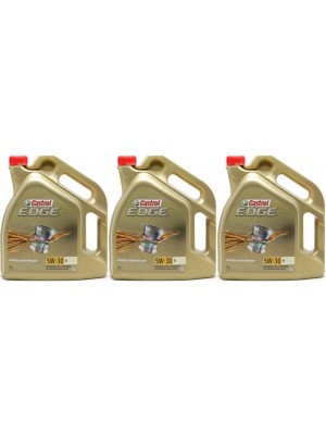 Castrol Edge 5W-30 M (BMW LL04 + MB 229.52) Motoröl 3x 5 = 15 Liter