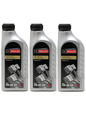 Original Ford 5W-30 Motorcraft A5 (ex. Formula F) Motoröl 3x 1l = 3 Liter