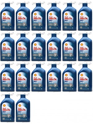 Shell Helix HX7 5W-40 Motoröl 20x 1l = 20 Liter