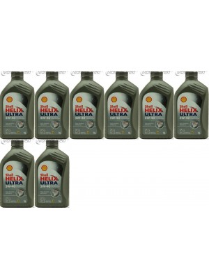Shell Helix Ultra 5W-40 Motoröl 8x 1l = 8 Liter