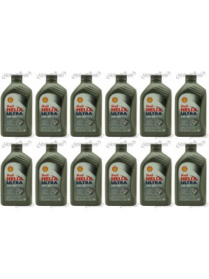 Shell Helix Ultra 5W-30 Motoröl 12x 1l = 12 Liter