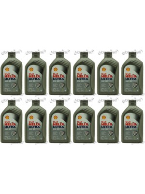 Shell Helix Ultra 5W-30 Motoröl 12x 1l = 12 Liter