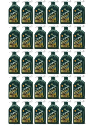 Shell Advance Ultra 2T vollsynthetisches Motorrad Motoröl 30x 1l = 30 Liter
