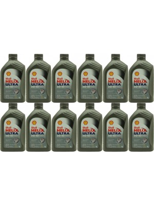Shell Helix Ultra 0W-40 Motoröl 12x 1l = 12 Liter