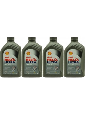 Shell Helix Ultra 0W-40 Motoröl 4x 1l = 4 Liter