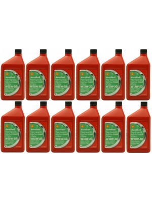 Shell Aeroshell Oil W 15W-50 12x 1l = 12 Liter