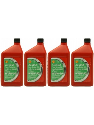 Shell Aeroshell Oil W 15W-50 4x 1l = 4 Liter