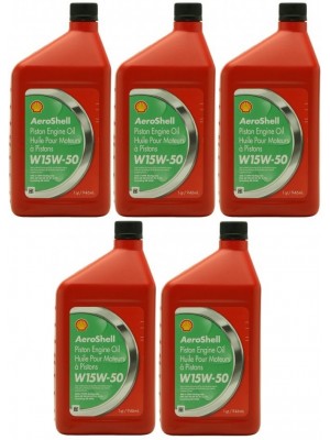 Shell Aeroshell Oil W 15W-50 5x 1l = 5 Liter