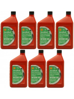 Shell Aeroshell Oil W 15W-50 7x 1l = 7 Liter