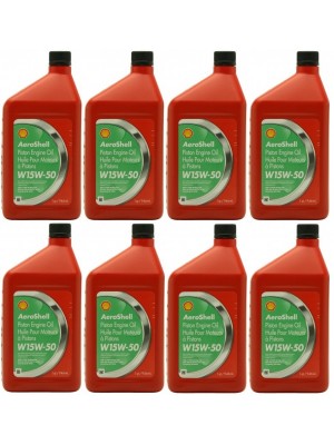 Shell Aeroshell Oil W 15W-50 8x 1l = 8 Liter