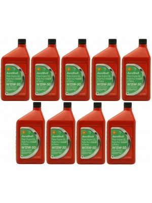 Shell Aeroshell Oil W 15W-50 9x 1l = 9 Liter