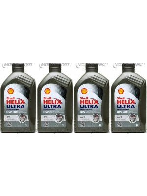 Shell Helix Ultra Professional AV-L 0W-30 PKW-Motoröl 4x 1l = 4 Liter