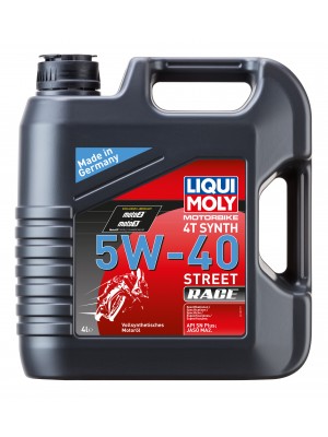 Liqui Moly 1685 Motorbike 4T Synth 5W-40 Motorrad Motoröl Street Race 4l