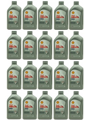 Shell Helix HX8 ECT 5W-30 Motoröl 20x 1l = 20 Liter