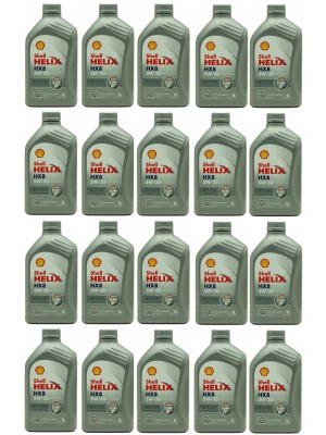 Shell Helix HX8 ECT 5W-30 Motoröl 20x 1l = 20 Liter