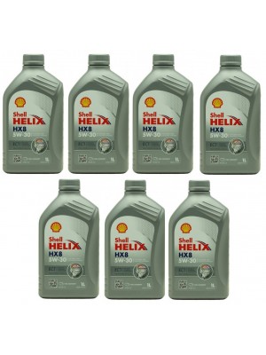 Shell Helix HX8 ECT 5W-30 Motoröl 7x 1l = 7 Liter