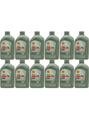Shell Helix HX8 ECT 5W-40 Motoröl 12x 1l = 12 Liter