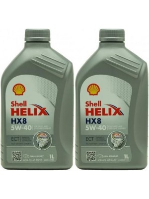 Shell Helix HX8 ECT 5W-40 Motoröl 2x 1l = 2 Liter