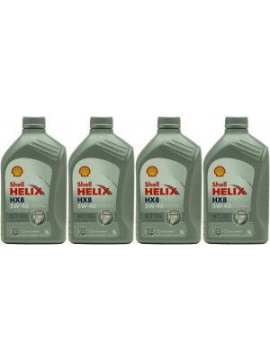Shell Helix HX8 ECT 5W-40 Motoröl 4x 1l = 4 Liter