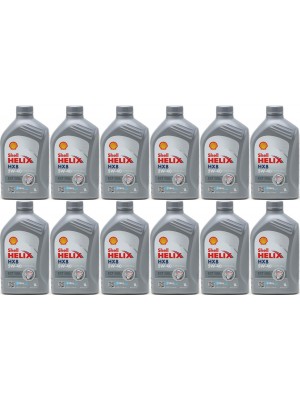 Shell Helix HX8 5W-40 Motoröl 12x 1l = 12 Liter