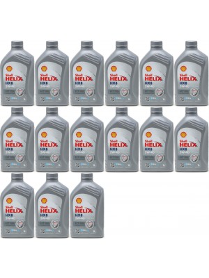 Shell Helix HX8 5W-40 Motoröl 15x 1l = 15 Liter