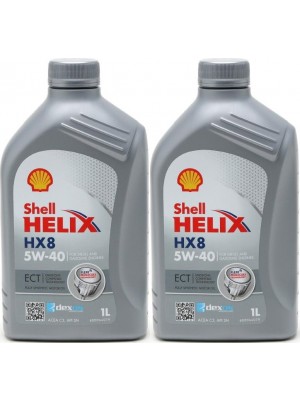 Shell Helix HX8 5W-40 Motoröl 2x 1l = 2 Liter