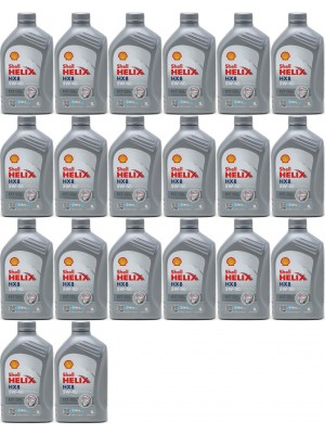 Shell Helix HX8 5W-40 Motoröl 20x 1l = 20 Liter