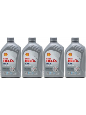 Shell Helix HX8 5W-40 Motoröl 4x 1l = 4 Liter