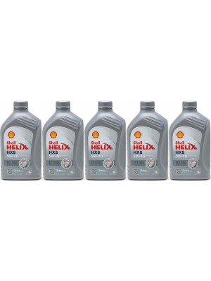 Shell Helix HX8 5W-40 Motoröl 5x 1l = 5 Liter