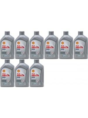 Shell Helix HX8 5W-40 Motoröl 9x 1l = 9 Liter