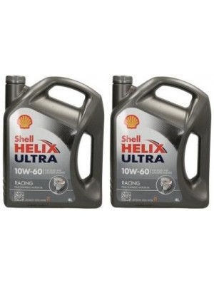 Shell Helix Ultra Racing 10W-60 Motoröl 2x 4l = 8 Liter