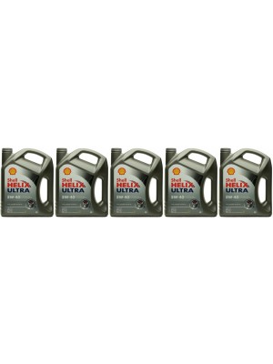 Shell Helix Ultra 5W-40 Motoröl 5x 4l = 20 Liter