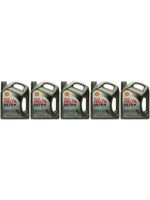 Shell Helix Ultra 5W-40 Motoröl 5x 4l = 20 Liter